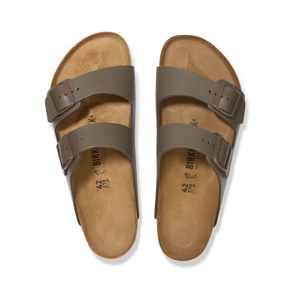 Birkenstock Arizona Smooth Grained Leather - Concrete Grey