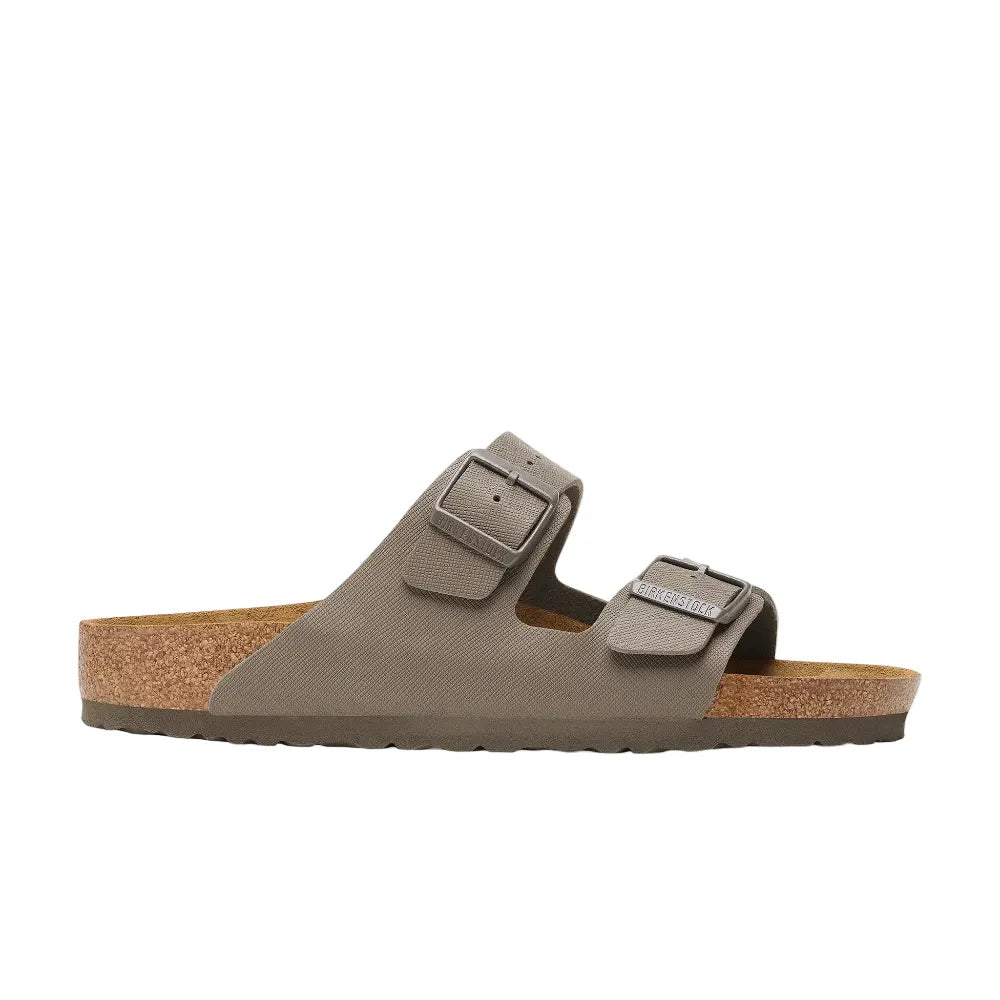 Birkenstock Arizona Birko-Flor Regular - Saffiano Concrete  Gray