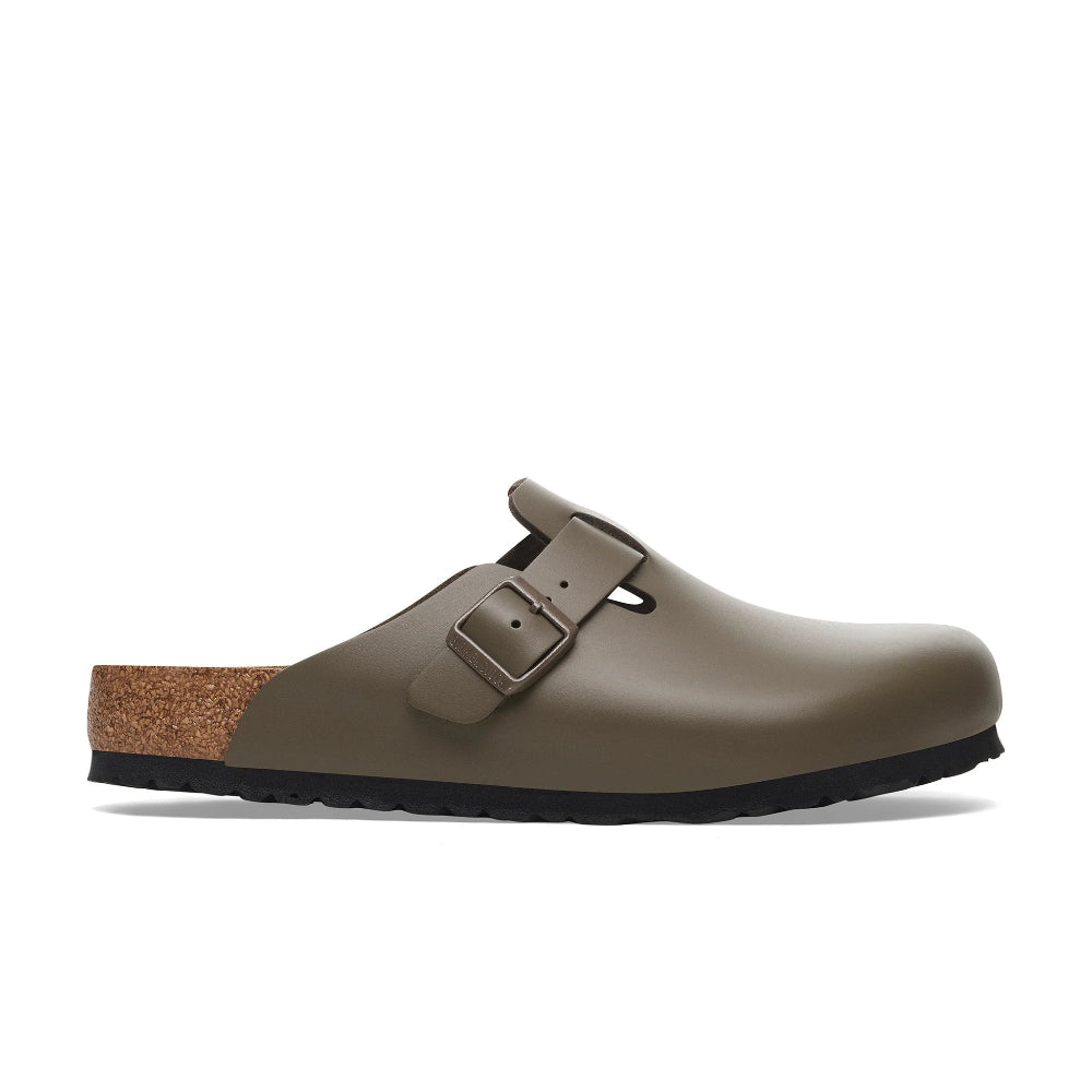 Birkenstock Boston Smooth Leather - Concrete Grey
