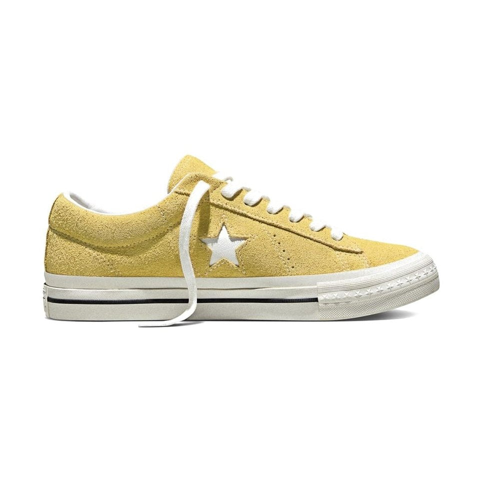 Unisex Converse One Star 95 Suede Low Top - Sunny Outlook / Vintage White / Black