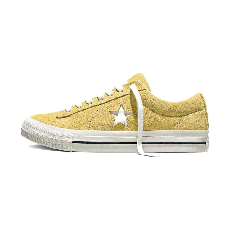 Unisex Converse One Star 95 Suede Low Top - Sunny Outlook / Vintage White / Black