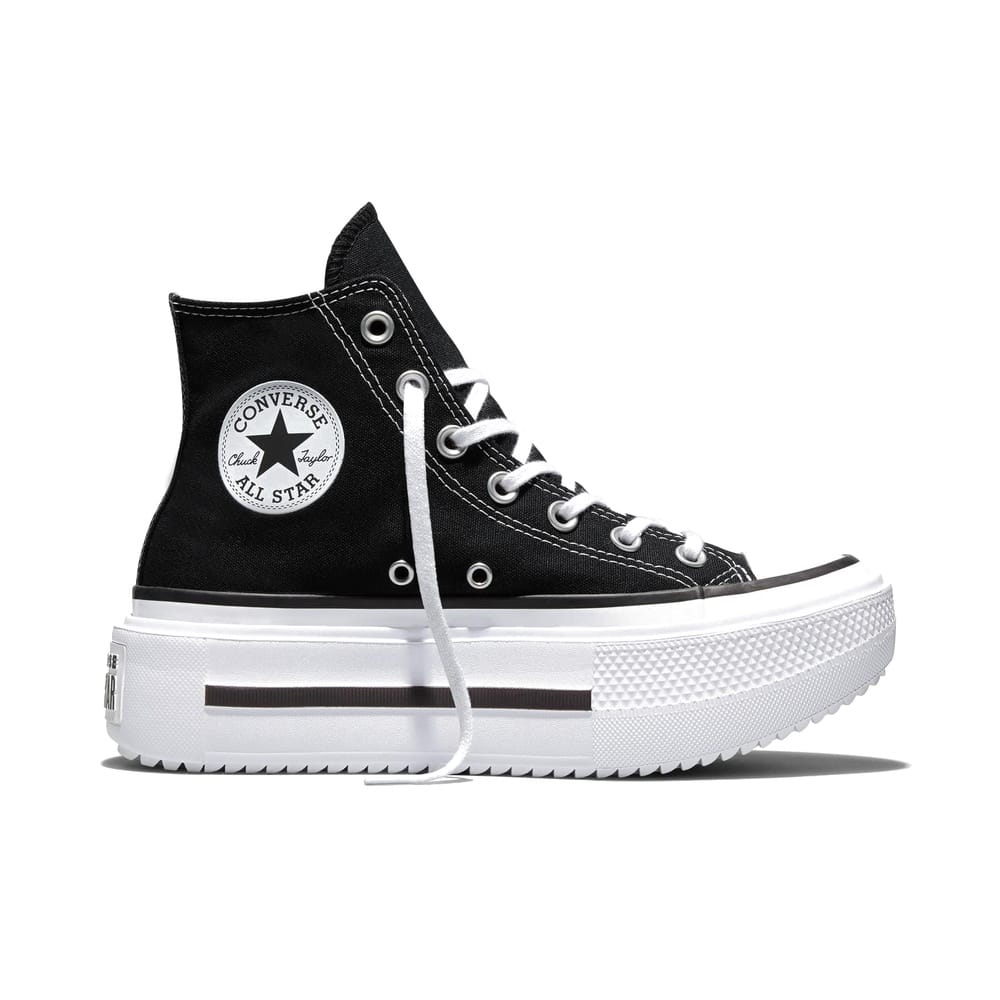 Converse Womens Chuck Taylor All Star Lift Double Stack High Top - Black / White