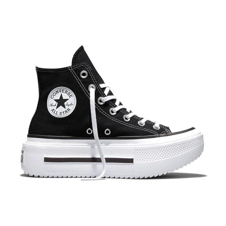 Converse Womens Chuck Taylor All Star Lift Double Stack High Top - Black / White