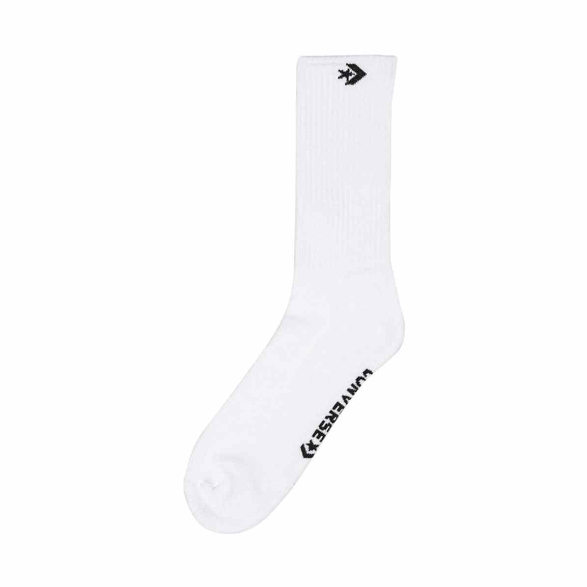 Converse Star Chevron Crew Sock 3 Pack - White