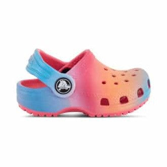Crocs Infants Classic Colour Dip Clog - Hyper Pink / Multi