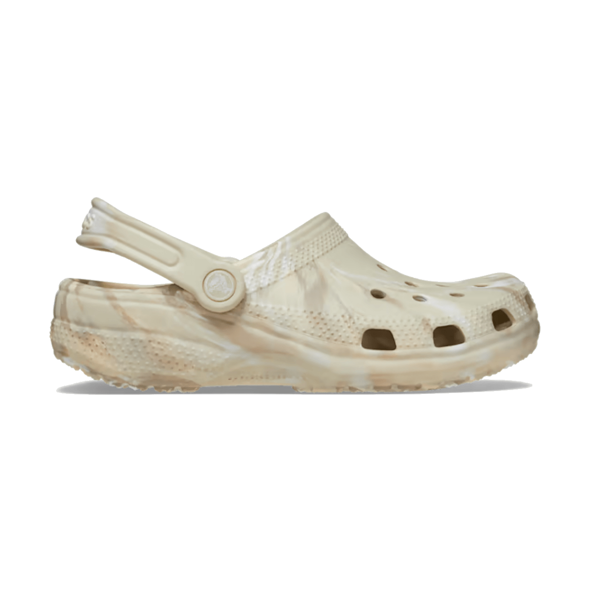 Crocs Classic Marbled Clog - Bone / Multi