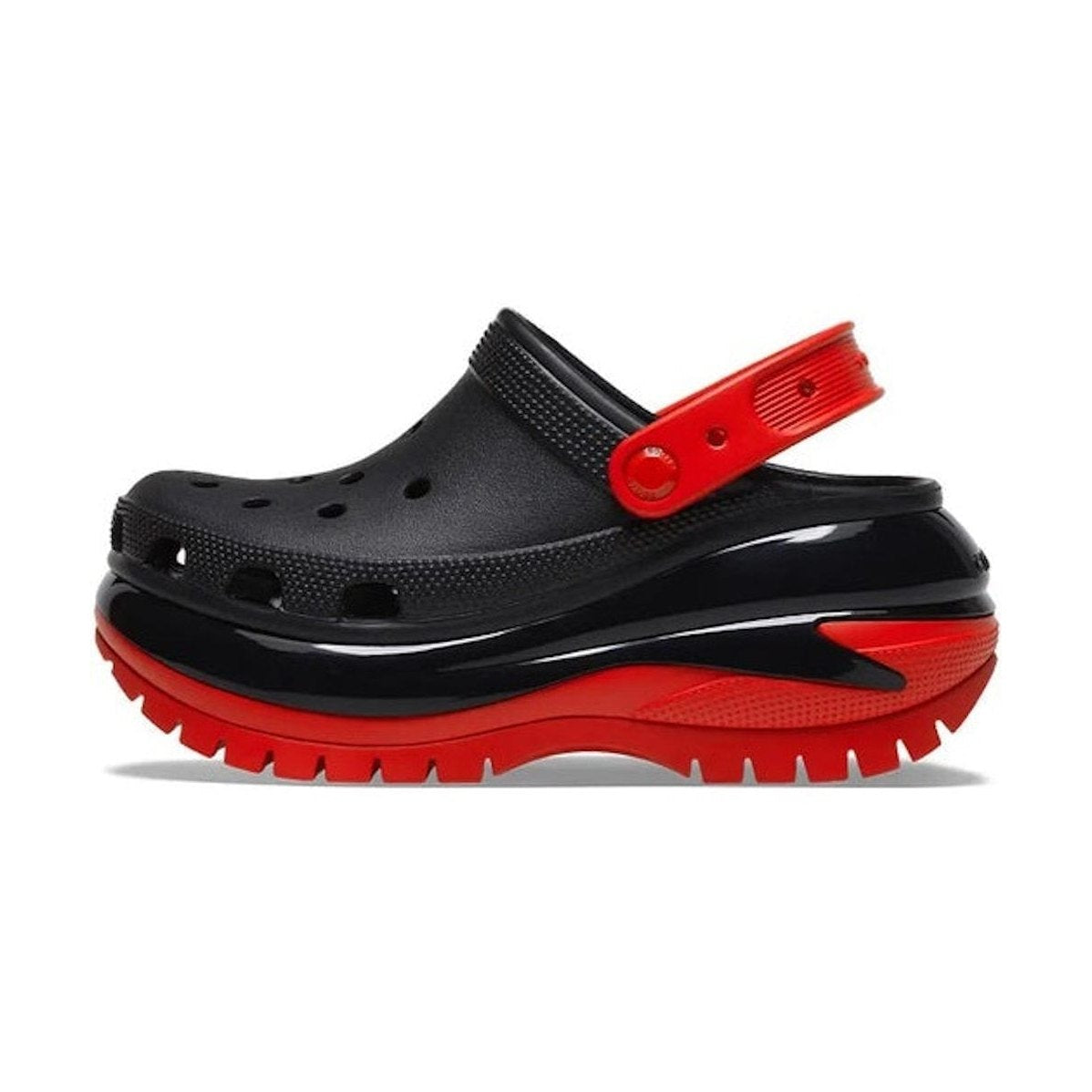 Crocs Mega Crush Clog - Black / Varsity Red