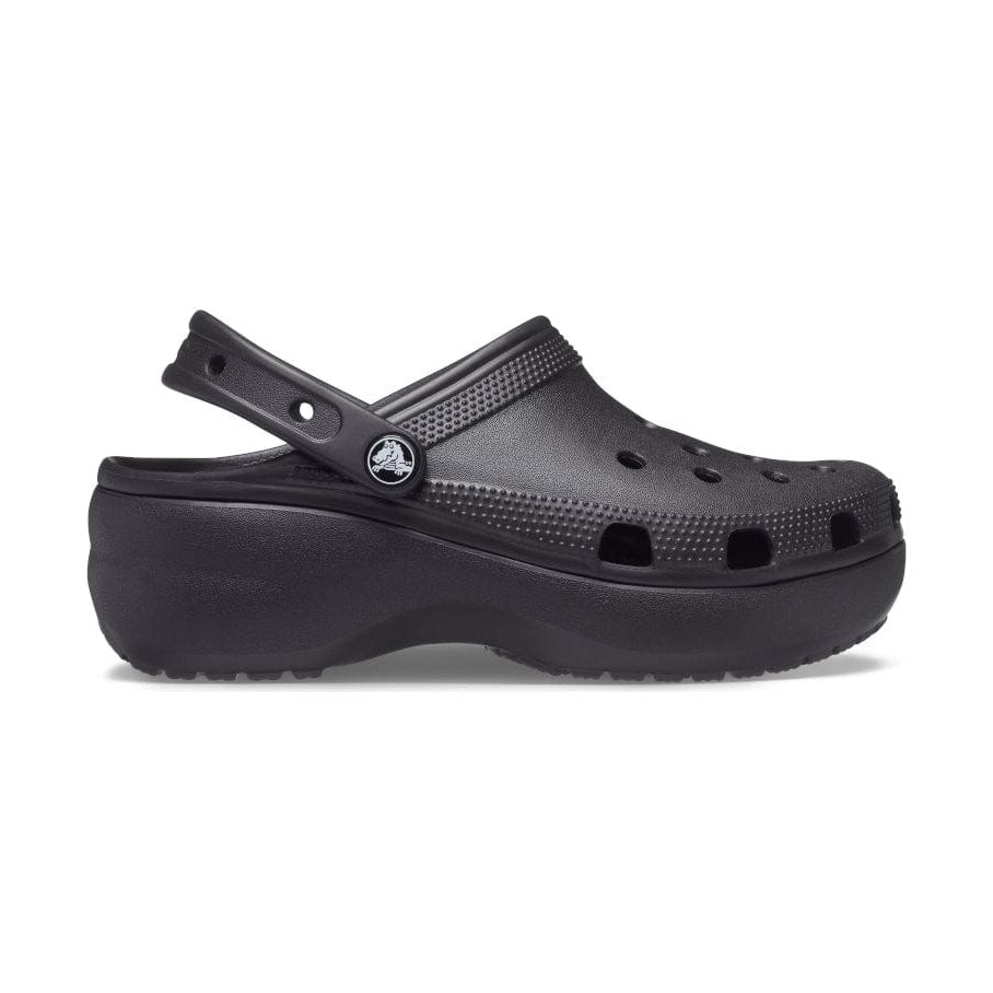 Crocs Womens Classic Platform Clog - Black