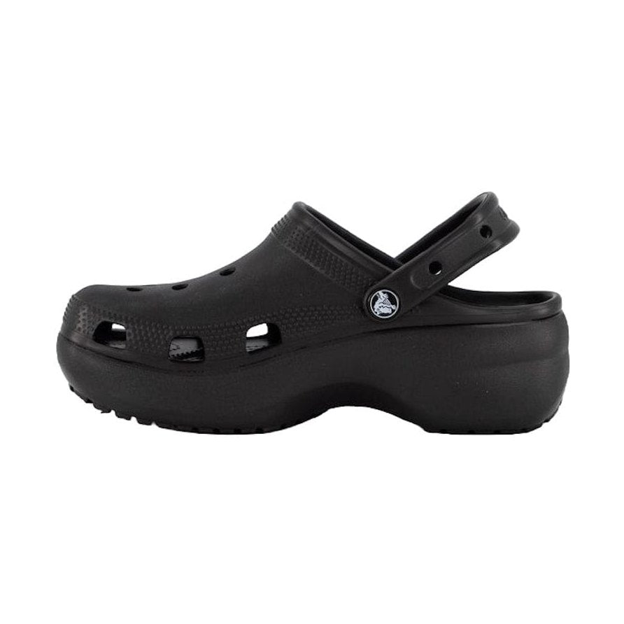 Crocs Womens Classic Platform Clog - Black
