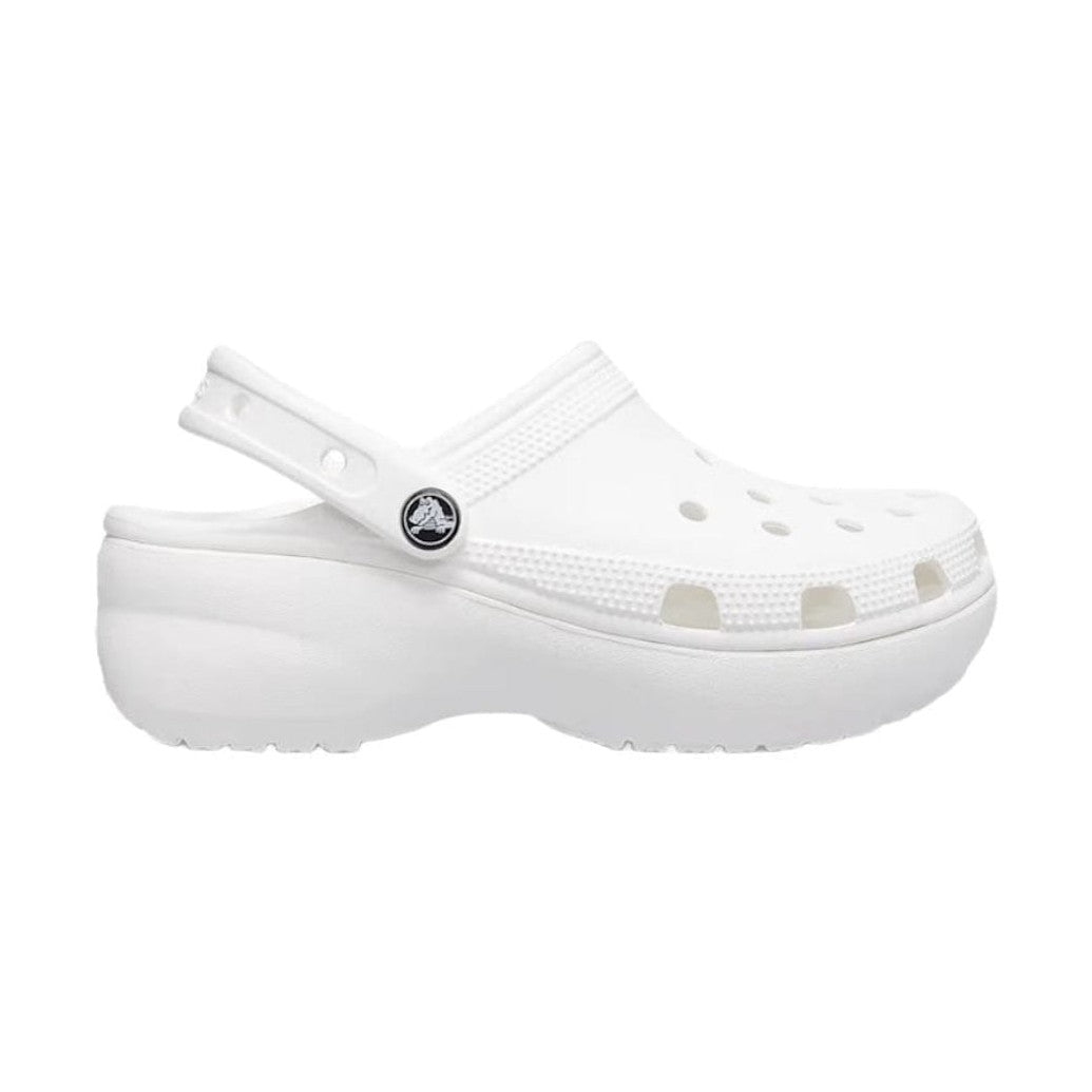 Crocs Womens Classic Platform Clog - White