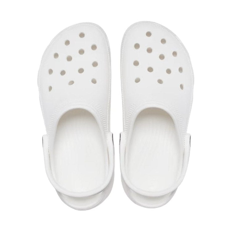 Crocs Womens Classic Platform Clog - White