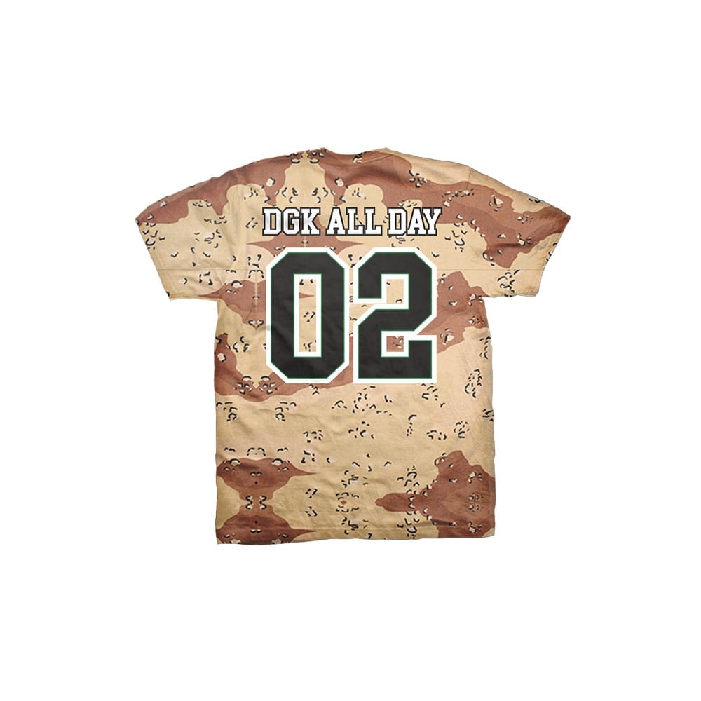 DGK Slam Dunk Boxy T-Shirt - Desert Camo