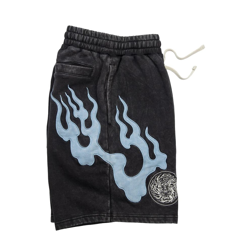 DGK Storm Fleece Shorts - Washed Black