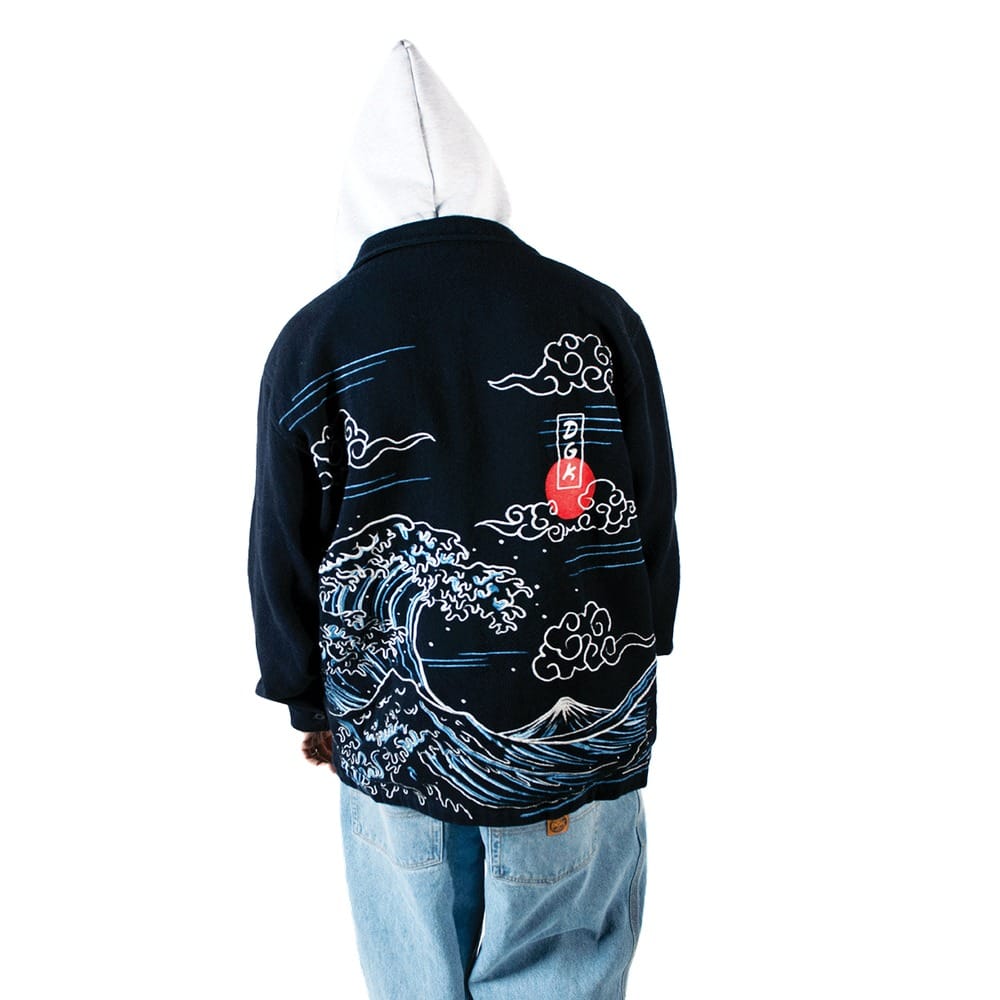 DGK Tidal Hooded Jacket - Midnight
