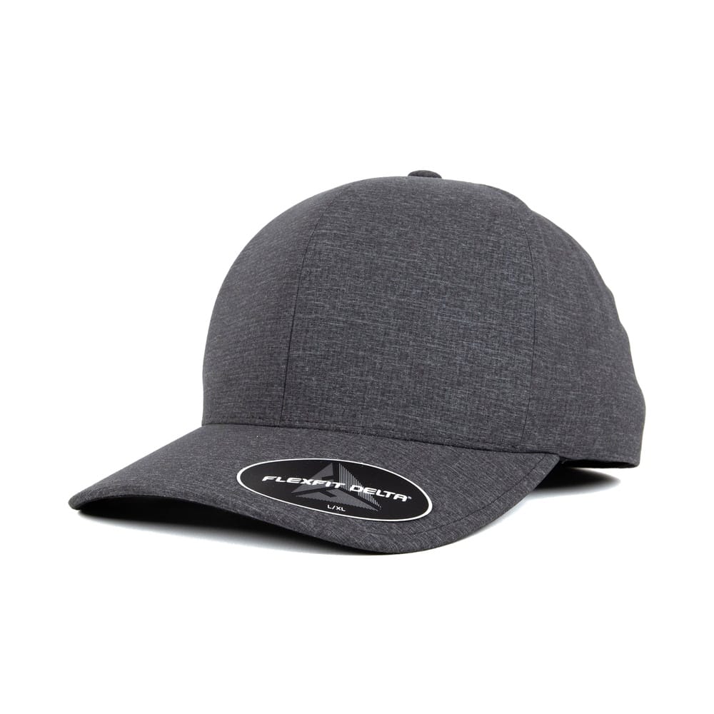 Flexfit Delta Stretch Fit Cap - Melange Charcoal