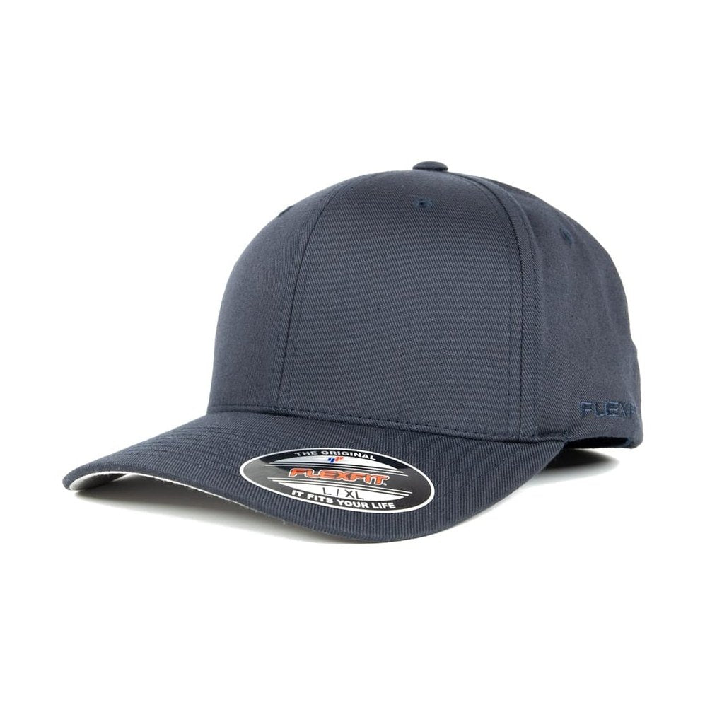 Flexfit Worn By The World Stretch Fit Cap - Dark Navy / Silver UV