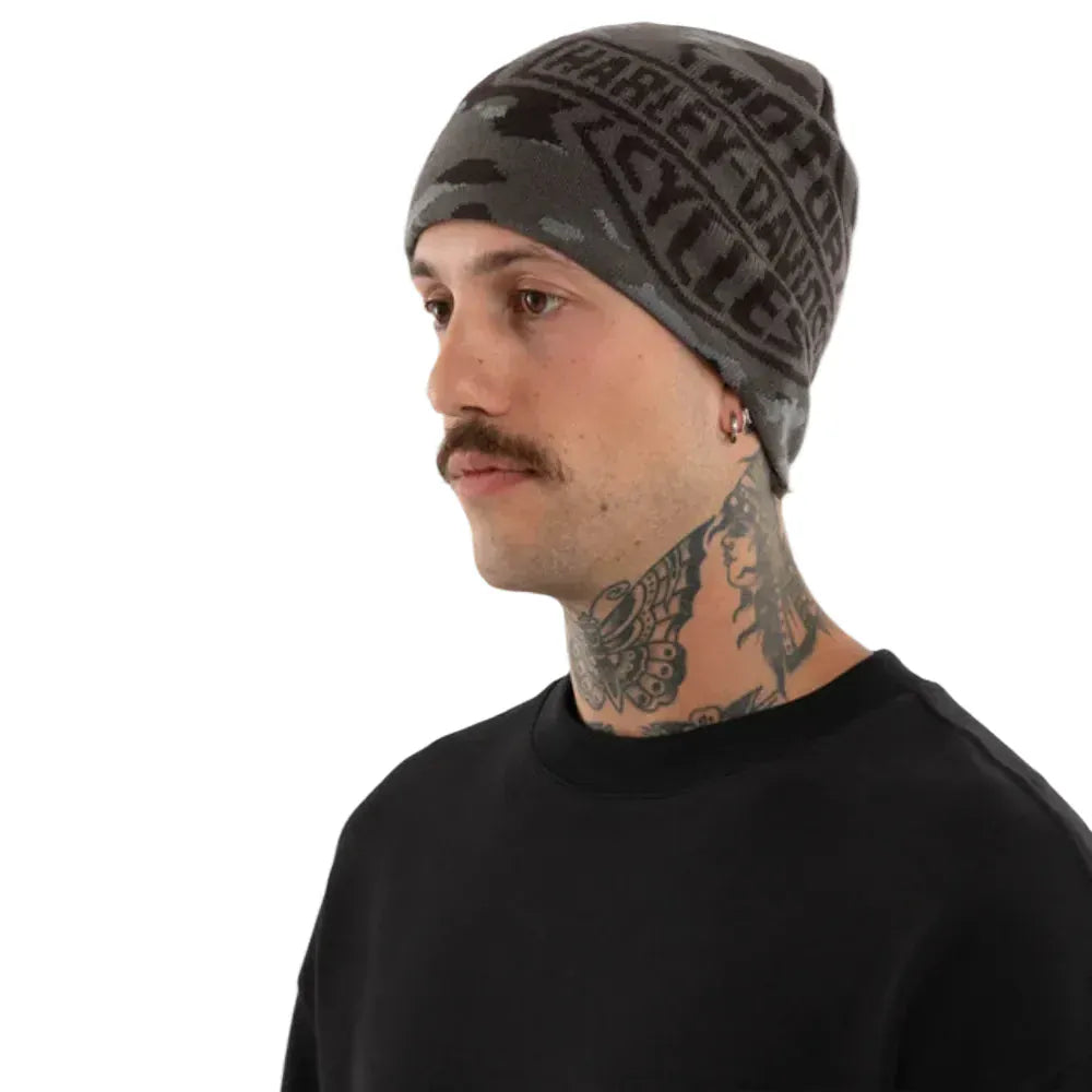 KSCY X Harley Davidson Mileage Beanie - Camo
