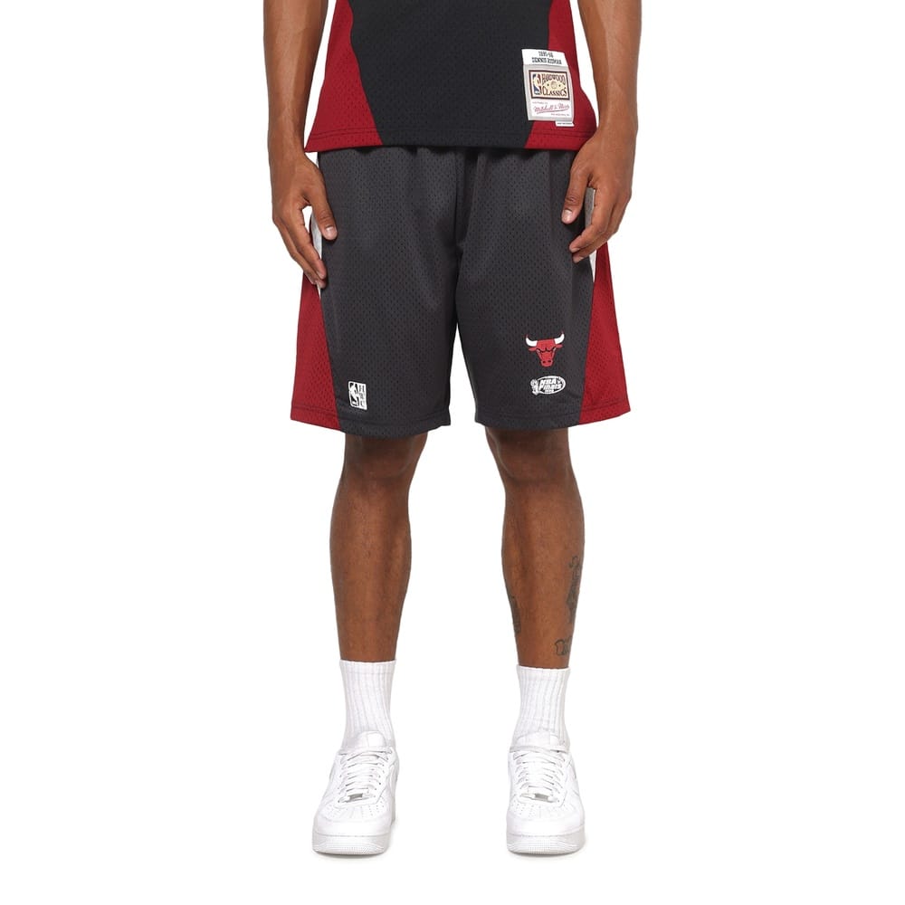Mitchell & Ness Ball Park Shorts Chicago Bulls - Black / Red