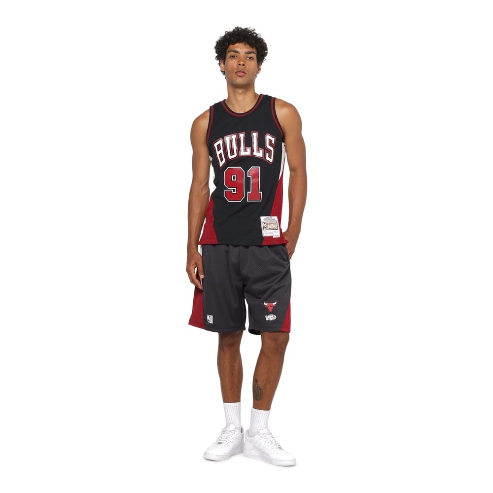 Mitchell & Ness Ball Park Shorts Chicago Bulls - Black / Red