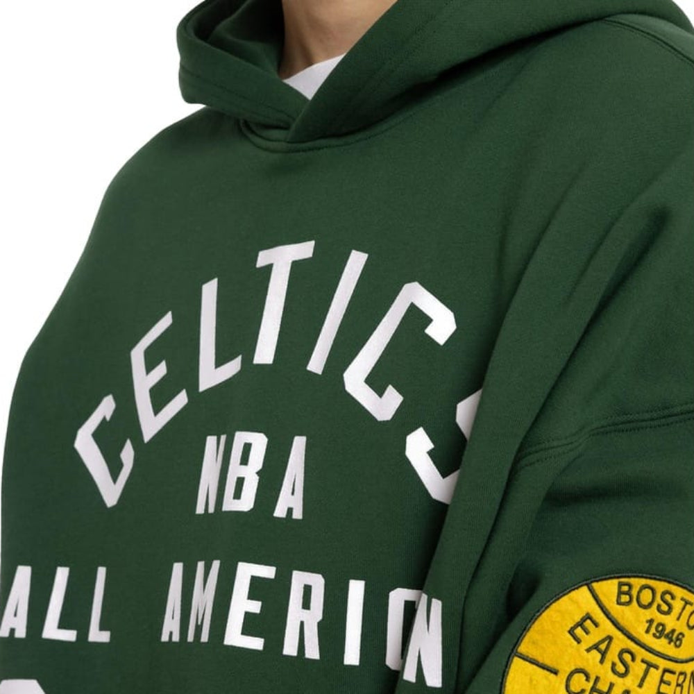 Mitchell & Ness  All American Hoodie Boston Celtics - Faded Dark Green