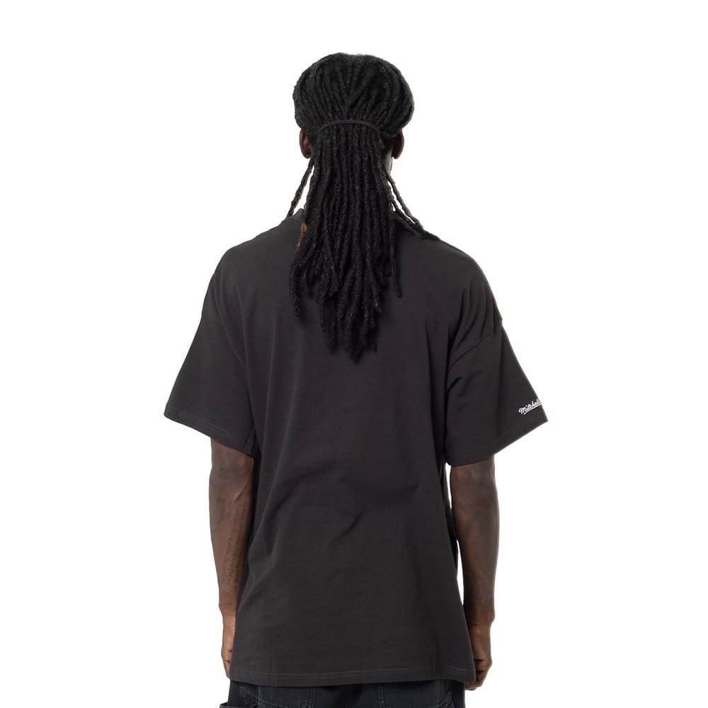 Mitchell & Ness Bighead Shaquille O'Neal Tee - Faded Black