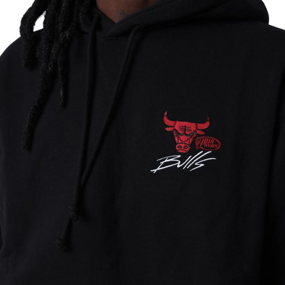 Mitchell & Ness Chicago Bulls 1998 Script Hoodie - Black