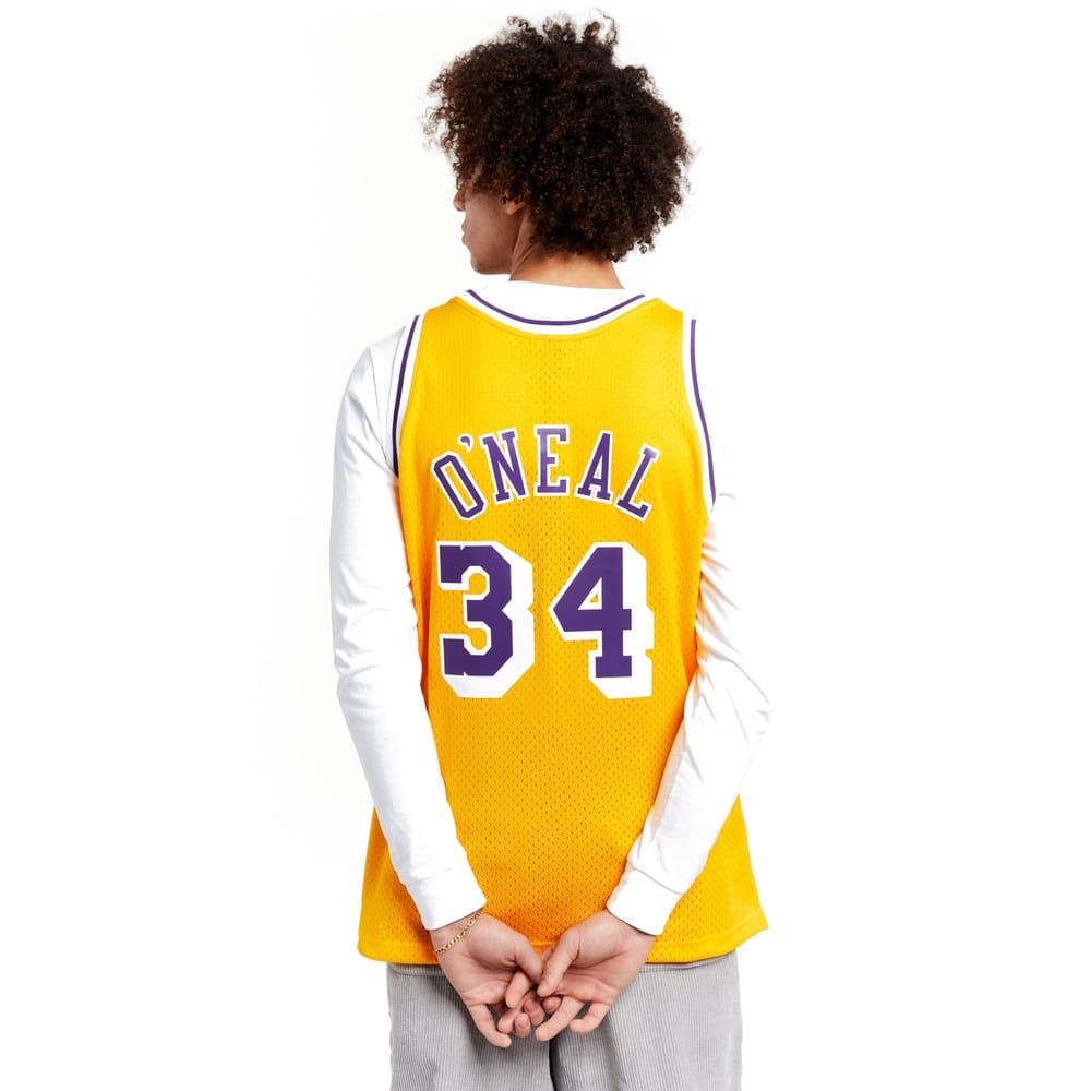 Mitchell & Ness Swingman Jersey Los Angeles Lakers Shaquille O'Neal Home 96-97 - Yellow