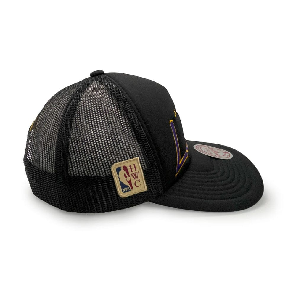 Mitchell & Ness Classic Script Trucker Snapback Los Angeles Lakers - Black