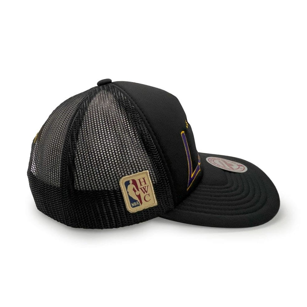Mitchell & Ness Classic Script Trucker Snapback Los Angeles Lakers - Black