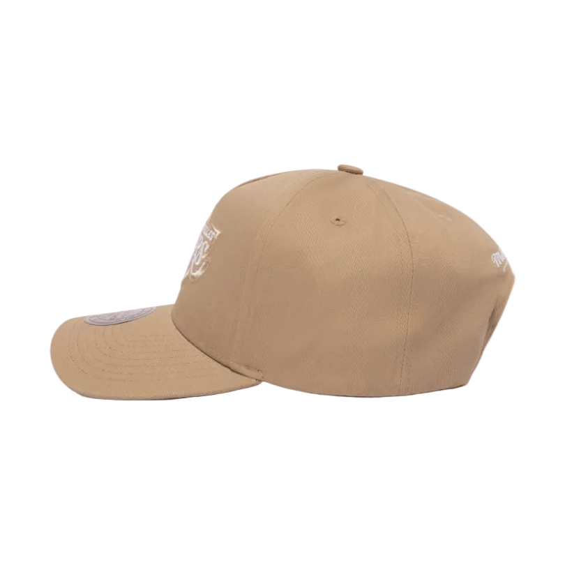 Mitchell & Ness Oat Pro Pinch Snapback Los Angeles Lakers - Irish Cream