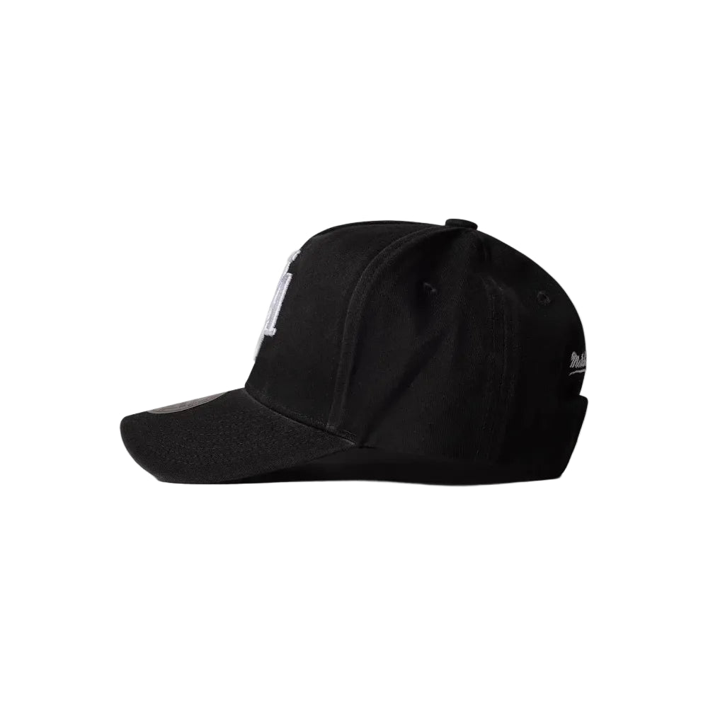 Mitchell & Ness Team Initial Pro Pinch Los Angeles Lakers Snapback - Washed Black