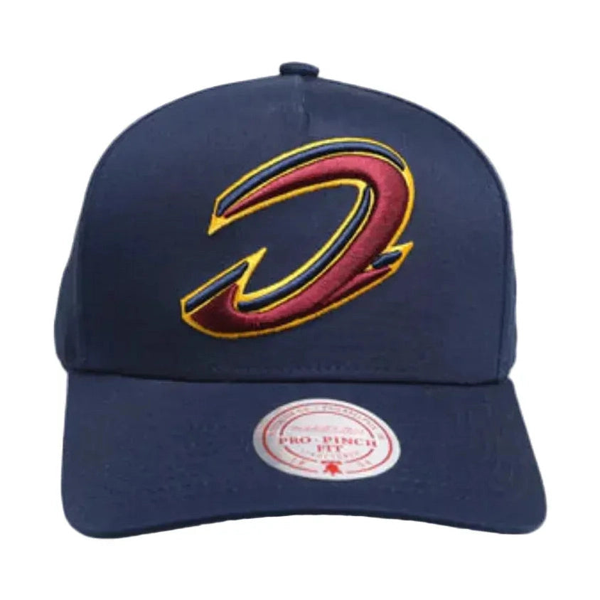 Mitchell & Ness Upside Down Logo Pro Pinch Snapback Cleveland Cavaliers - Navy