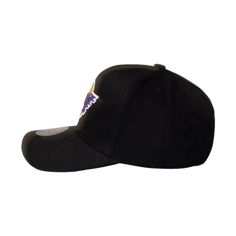 Mitchell & Ness Upside Down Logo Pro Pinch Snapback Los Angeles Lakers - Black