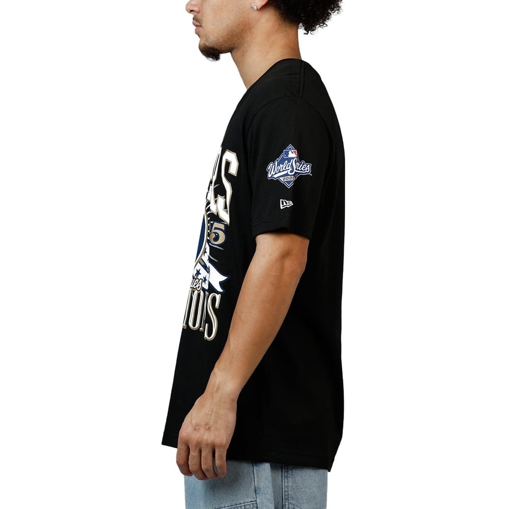 New Era Los Angeles Dodgers MLB World Series Oversized T-Shirt - Black