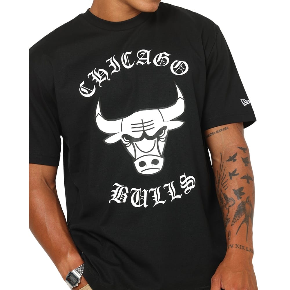 New Era Pop Trend Oversized Tee Chicago Bulls - Black