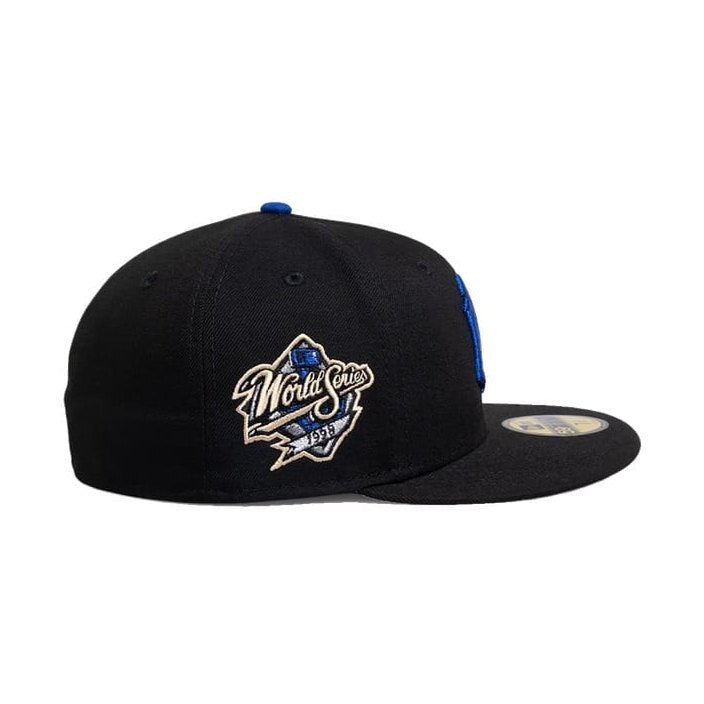 New Era 59FIFTY Black Metallic Fitted Cap New York Yankees - Black / Blue