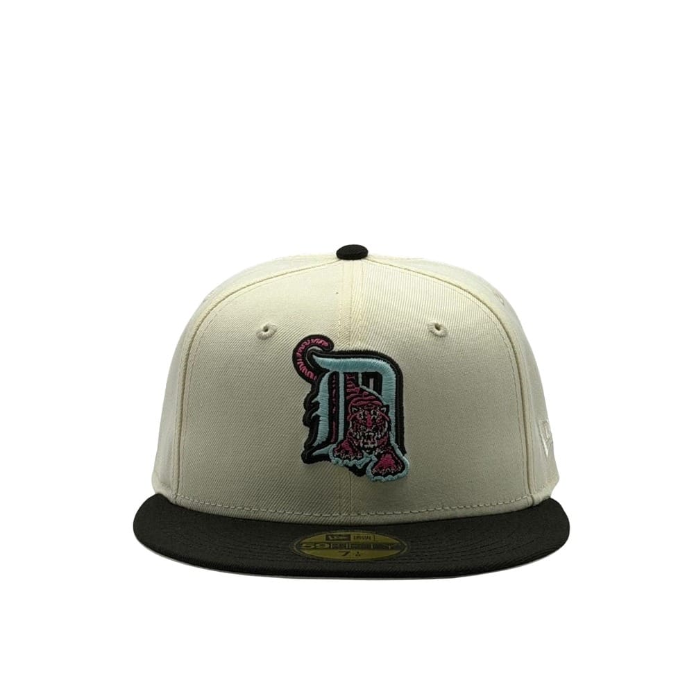 New Era 59FIFTY Chrome Fitted Cap Detroit Tigers  - Chrome White / Black
