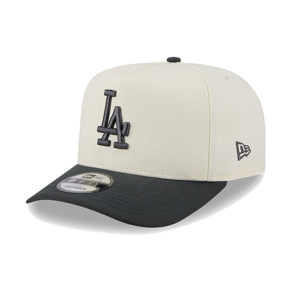 New Era 9FIFTY 3 Times A-Frame Pre-Curved Snapback Los Angeles Dodgers - Chrome / Steel