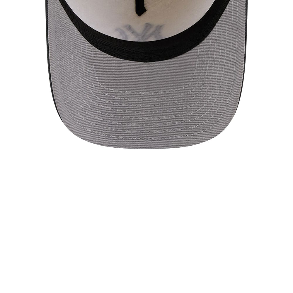 New Era 9FIFTY 3 Times A-Frame Pre-Curved Snapback New York Yankees - Chrome / Steel