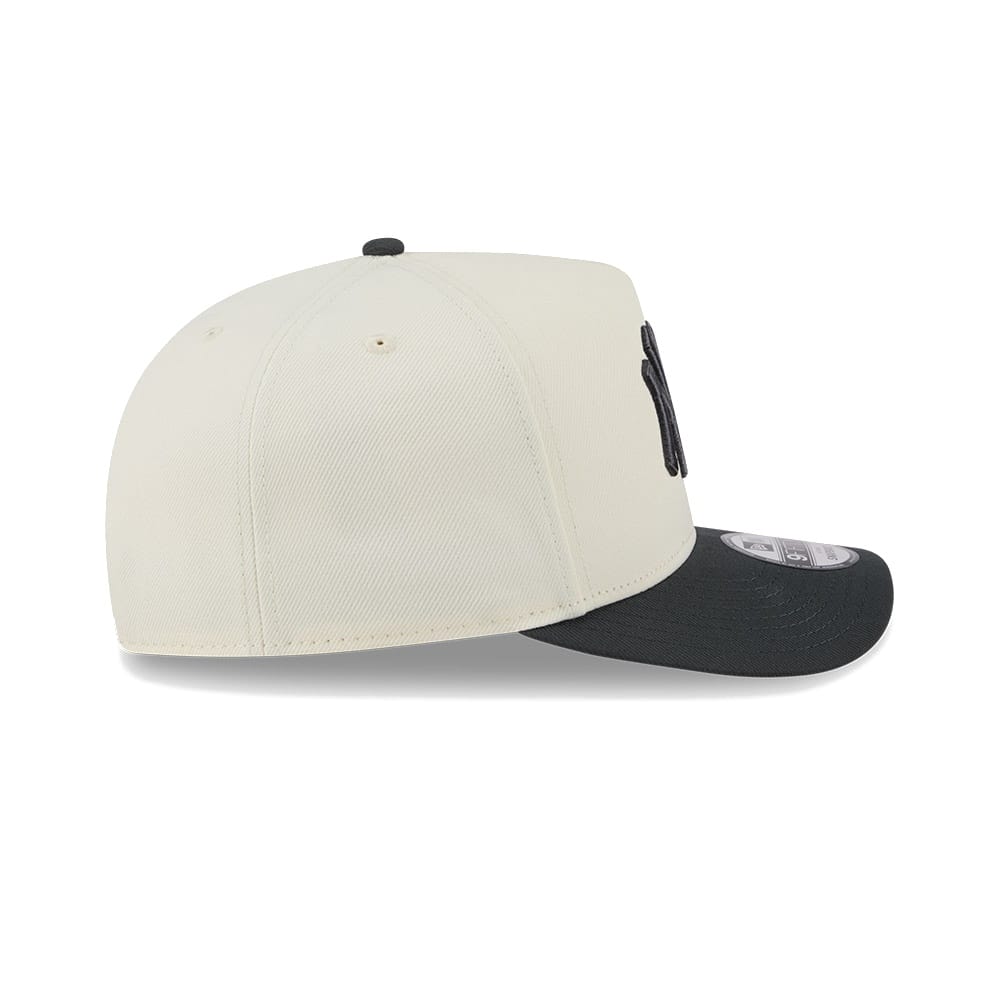 New Era 9FIFTY 3 Times A-Frame Pre-Curved Snapback New York Yankees - Chrome / Steel