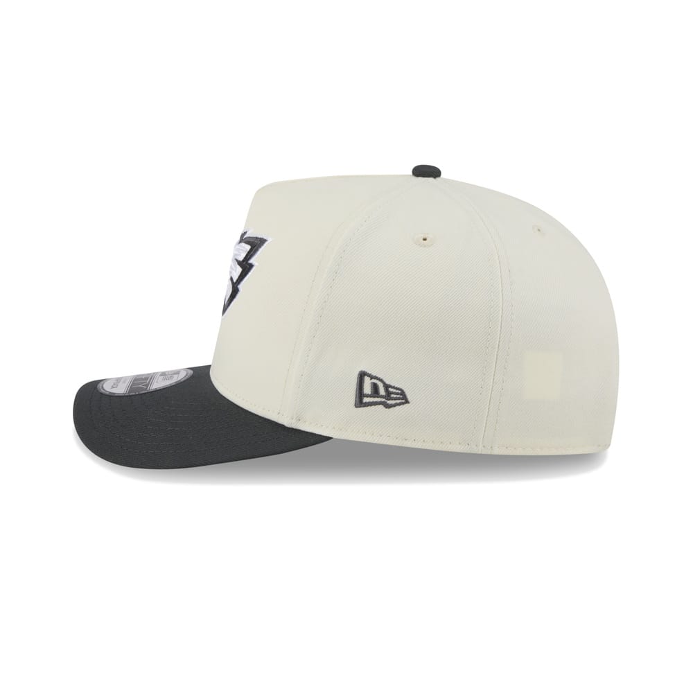 New Era 9FIFTY 3 Times A-Frame Pre-Curved Snapback Philadelphia Eagles - Chrome / Steel