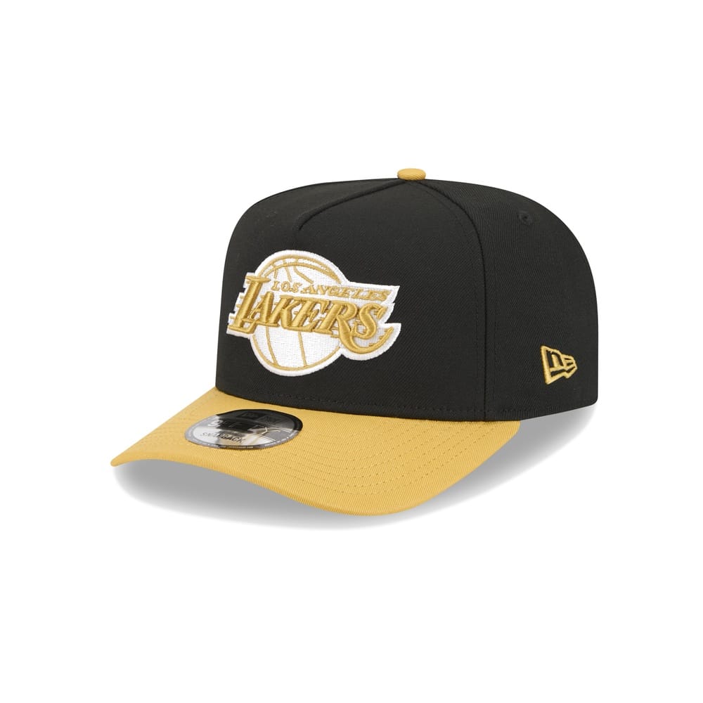 New Era 9FIFTY A-Frame Pre Curved Snapback Los Angeles Lakers - Black / Mustard