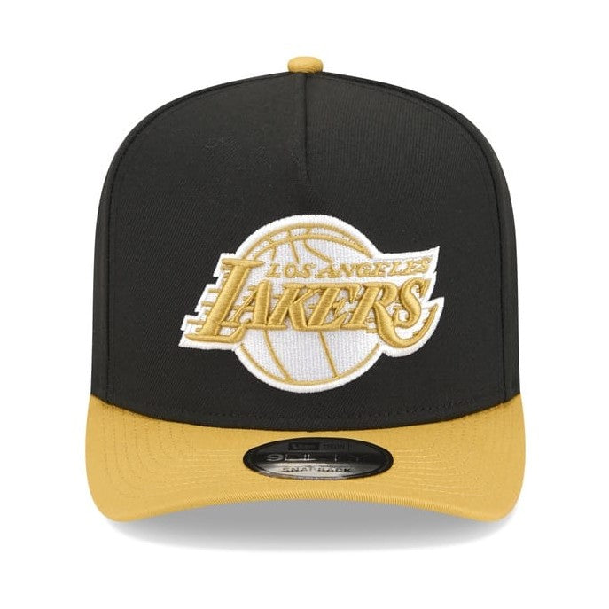 New Era 9FIFTY A-Frame Pre Curved Snapback Los Angeles Lakers - Black / Mustard