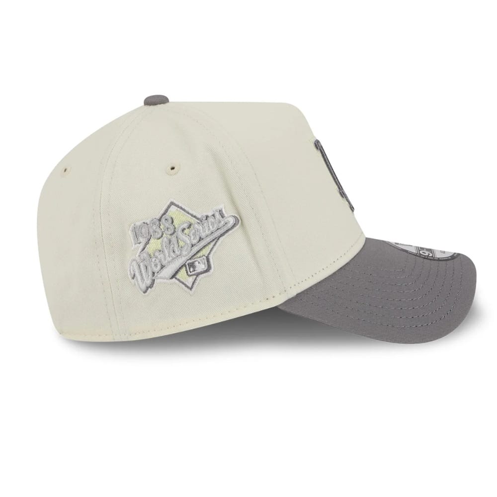 New Era 9FORTY A-Frame Cockatoo Snapback Los Angeles Dodgers - Chrome White / Steel Grey - Image 4