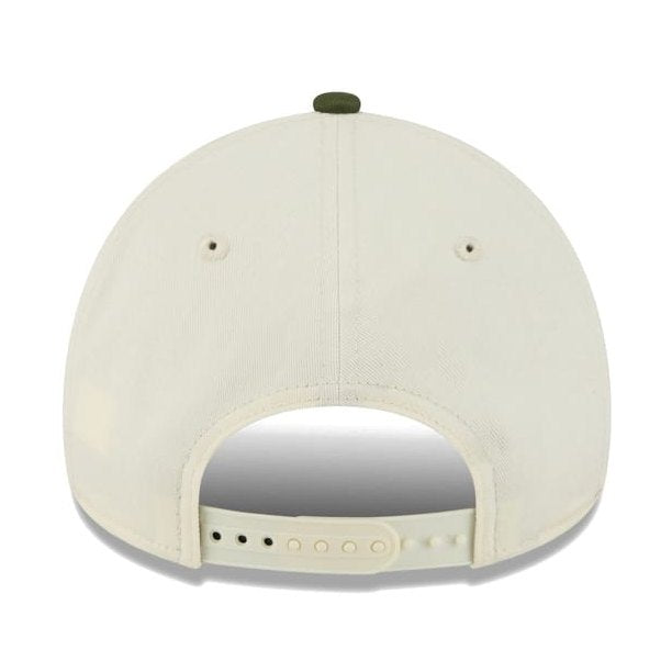 New Era 9FORTY 2 Tone A-Frame Metallic Snapback Los Angeles Lakers - Off White / Rifle Green