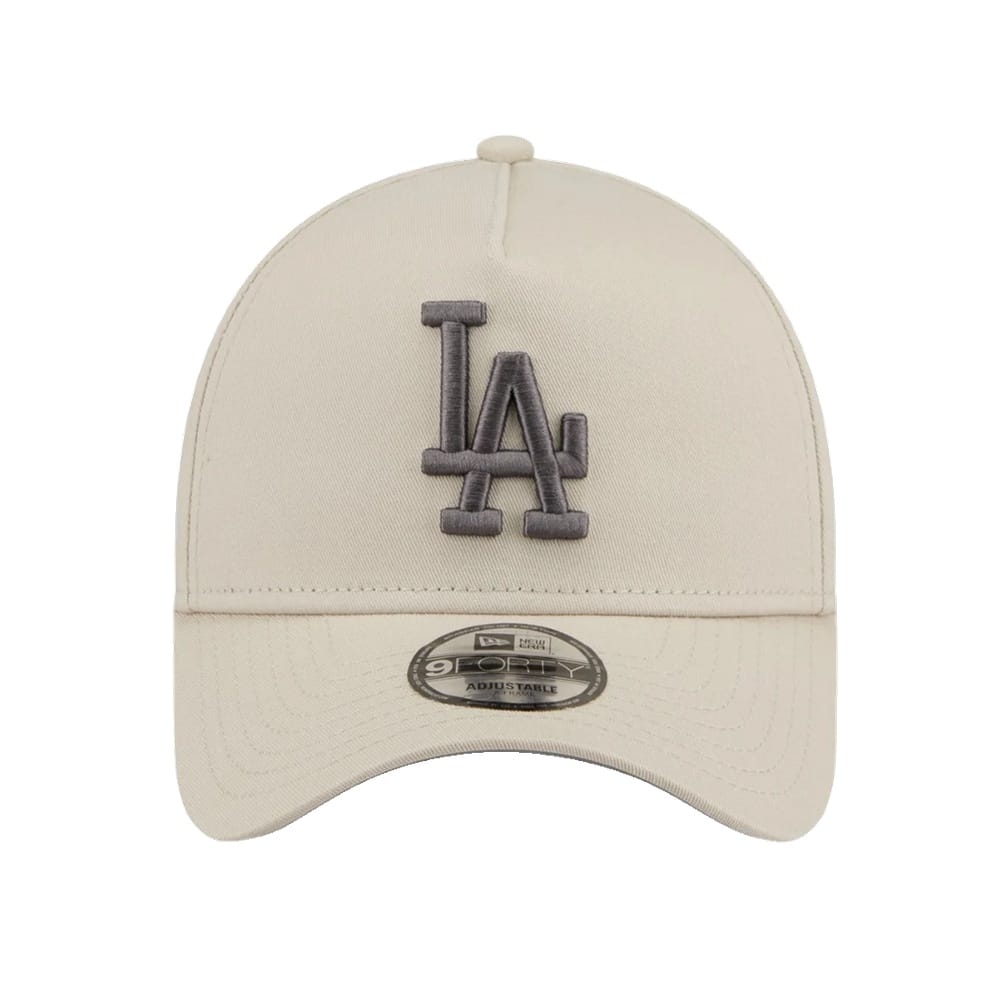 New Era 9FORTY A-Frame Concrete Snapback Los Angeles Dodgers - Stone