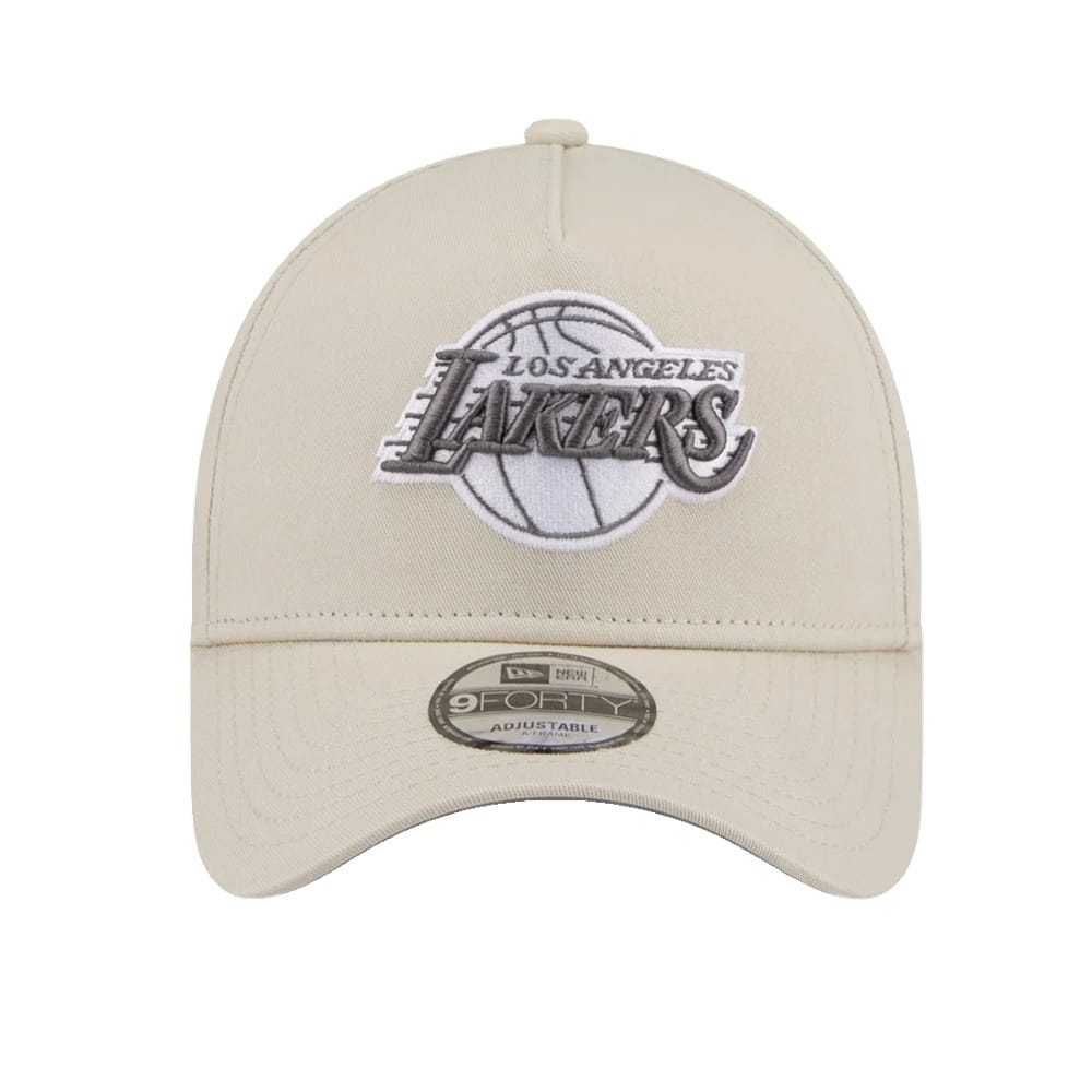 New Era 9FORTY A-Frame Concrete Snapback Los Angeles Lakers - Stone