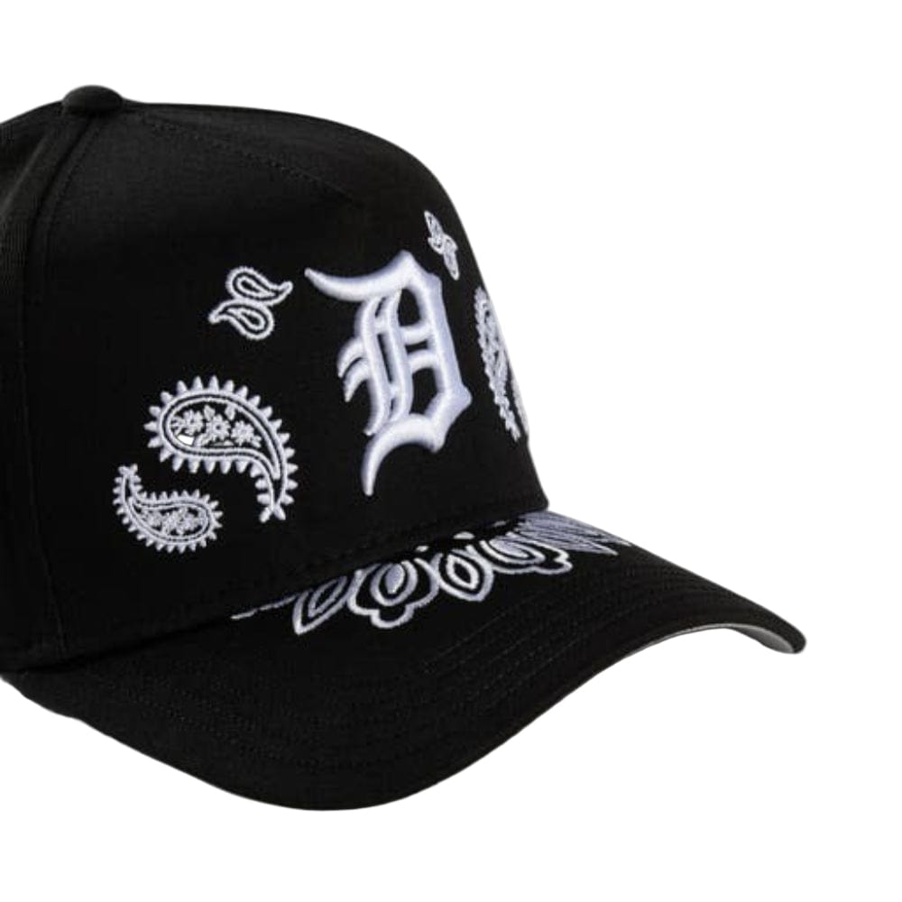 New Era 9FORTY A-Frame Paisley Snapback Detroit Tigers  - Black