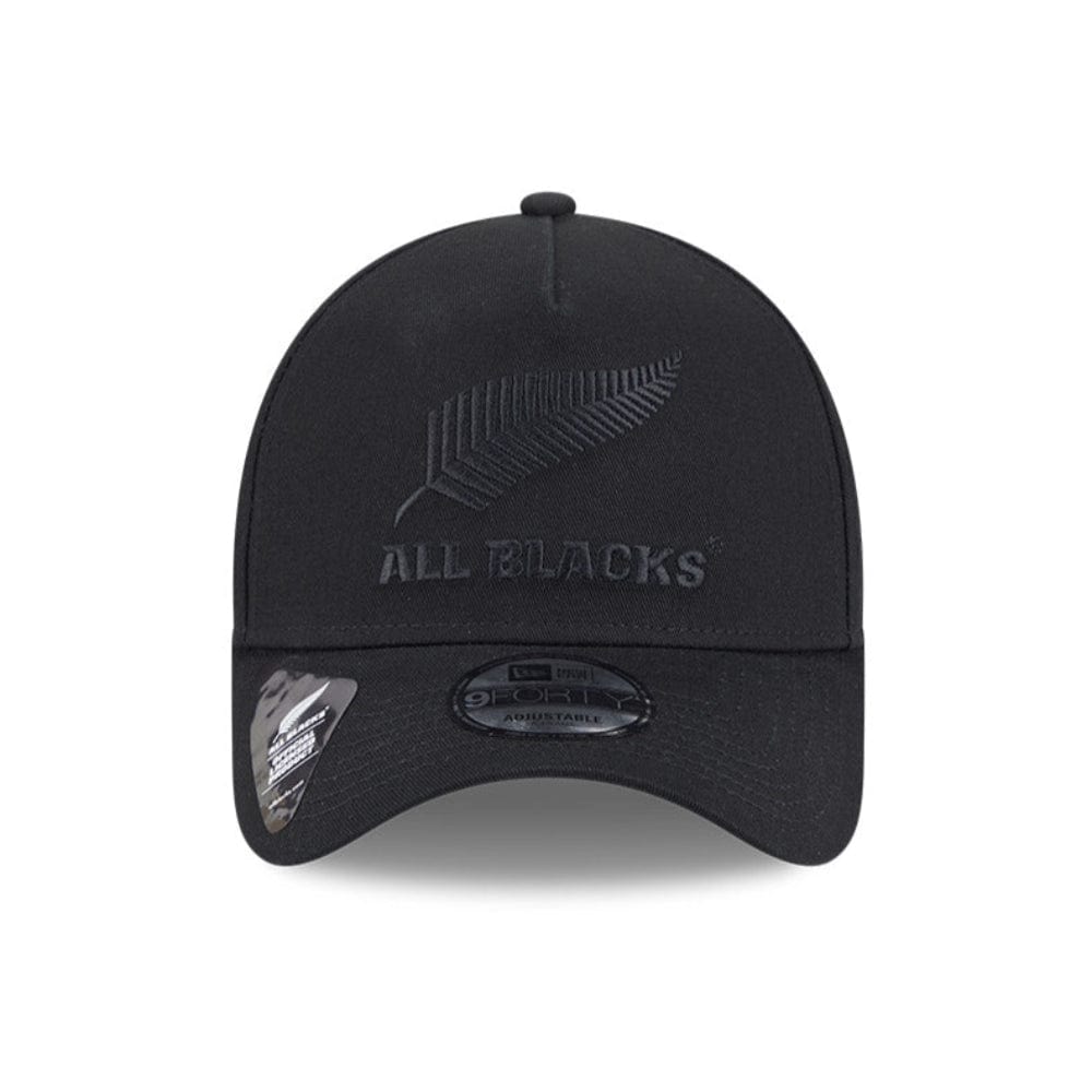 New Era 9FORTY A-Frame Snapback All Blacks - Black / Black