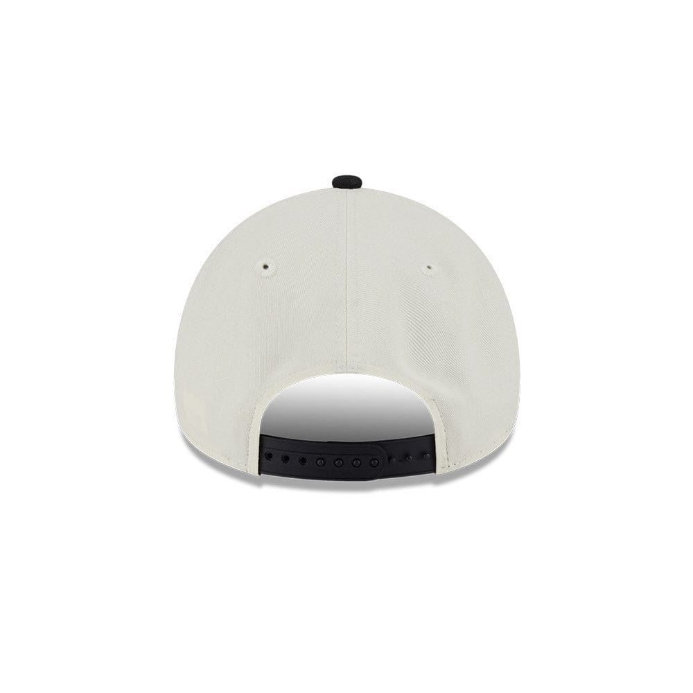 New Era 9FORTY A-Frame Snapback All Blacks - Chrome / Black